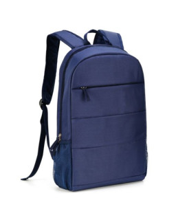 Spire 15.6" Laptop Backpack, 2 Internal Compartments, Front Pocket, Blue, OEM