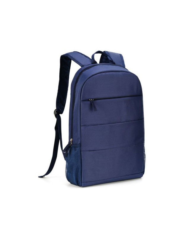 Spire 15.6" Laptop Backpack, 2 Internal Compartments, Front Pocket, Blue, OEM