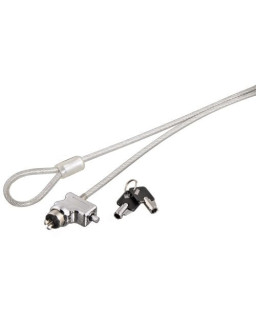 Hama Light Notebook Lock with Keys, Carbon Steel