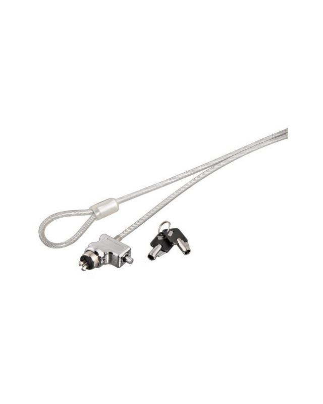 Hama Light Notebook Lock with Keys, Carbon Steel