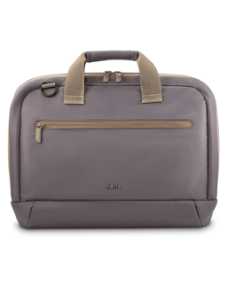 Hama Ultra Lightweight Laptop Bag, Up to 14.1", Padded Compartment, Front Pocket, Trolley Strap, Water-Repellent, Eco-Friendly, Anthracite