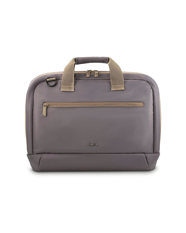 Hama Ultra Lightweight Laptop Bag, Up to 16.2", Padded Compartment, Front Pocket, Trolley Strap, Water-Repellent, Eco-Friendly, Anthracite