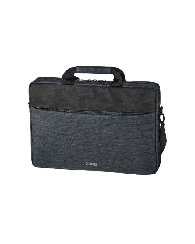 Hama Tayrona Laptop Bag, Up to 14.1", Padded Compartment, Spacious Front Pocket, Tablet Pocket, Trolley Strap, Dark Grey