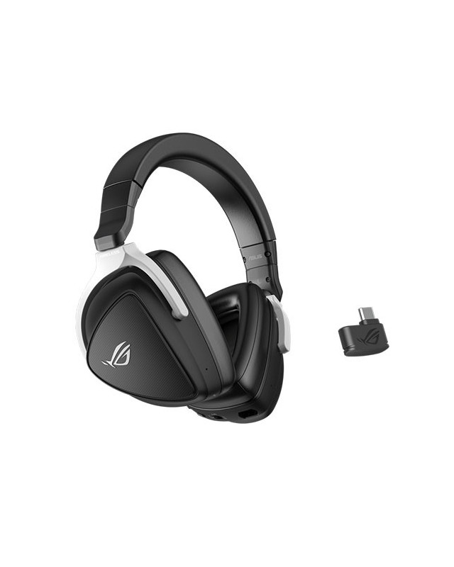Asus ROG DELTA S Wireless Gaming Headset, Hi-Res, 2.4 GHz/Bluetooth, AI Beamforming Mics w/ AI Noise Cancellation, PS5 Compatible