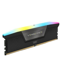 Corsair Vengeance RGB 16GB, DDR5, 5200MHz, CL40, 1.25V, PMIC, AMD EXPO & Intel XMP 3.0, Black, DIMM Memory, OEM (Anti Static Bag)
