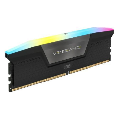 Corsair Vengeance RGB 16GB, DDR5, 5600MHz, CL40, 1.25V, PMIC, AMD EXPO & Intel XMP 3.0, Black, DIMM Memory, OEM (Anti Static Bag