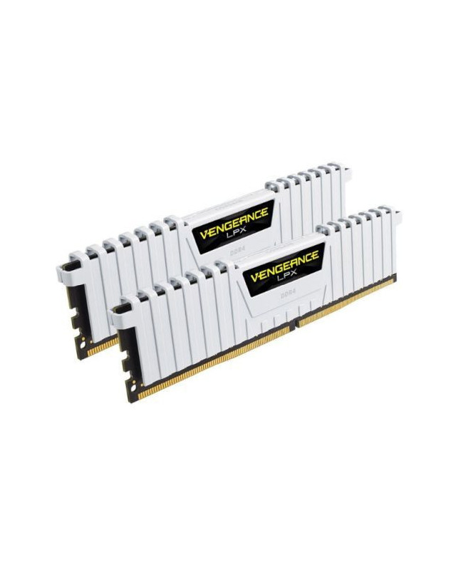 Corsair Vengeance LPX 32GB Kit (2 x 16GB), DDR4, 3200MHz, CL16, XMP 2.0, White, DIMM Memory