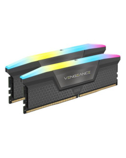 Corsair Vengeance RGB 32GB Kit (2 x 16GB), DDR5, 6400MHz, CL36, 1.35V, PMIC, AMD EXPO & Intel XMP 3.0, Grey, DIMM Memory