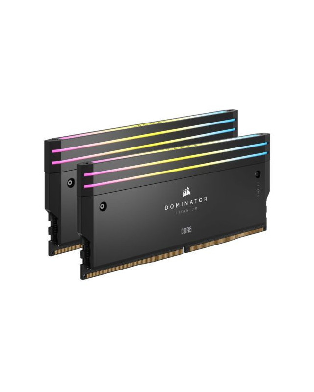 Corsair Dominator Titanium RGB 64GB Kit (2 x 32GB), DDR5, 6600MHz, CL32, 1.4V, XMP 3.0, PMIC, DIMM Memory
