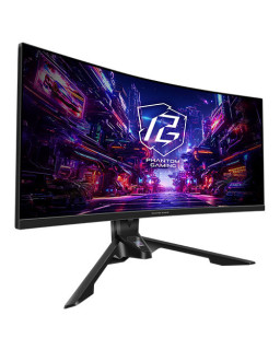 Asrock 34" WQHD Curved Gaming Monitor (PG34QRT3A), 3440 x 1440, 1ms, 2 HDMI, 2 DP, 180Hz, Mini-OLED, Tilt/Swivel/Height Adjust., RGB, VESA