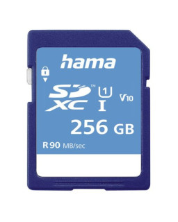 Hama 256GB SDXC Card, UHS-I Class 10, 90MB/s