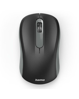 Hama AMW-200 Wireless Optical Mouse, 3 Buttons, USB Nano Receiver, 	Black/Grey