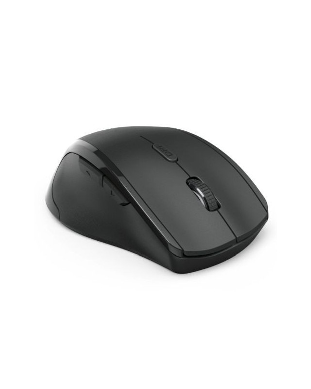 Hama Riano Left-Handed Wireless Optical Mouse, 6 Buttons, 800-1600 DPI, Black