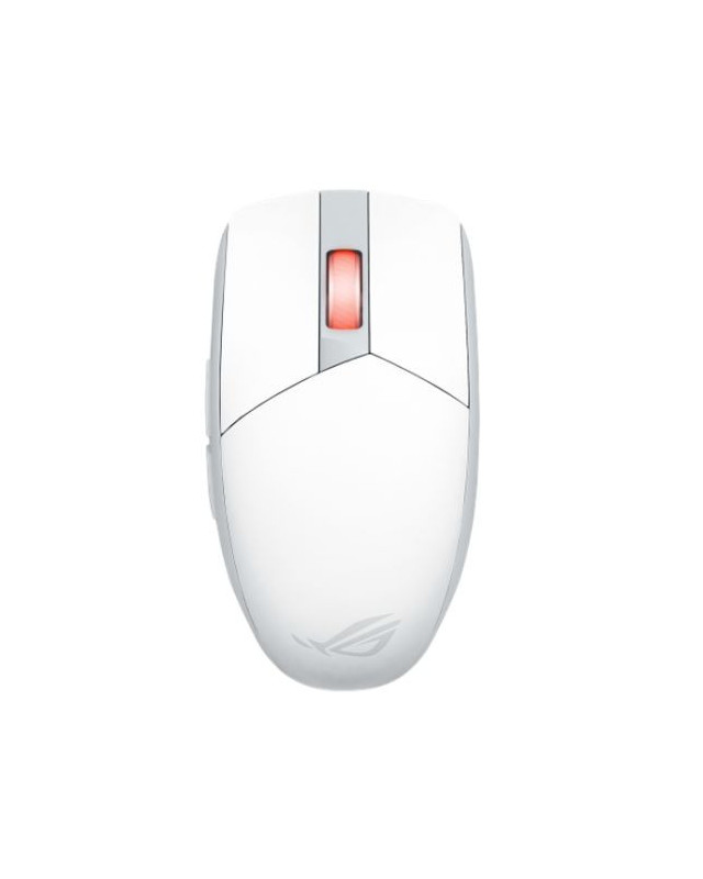 Asus ROG Strix Impact III Wireless/Bluetooth Ultralight Gaming Mouse, 36000 DPI, ROG AimPoint Sensor, SpeedNova, RGB Lighting, Moonlight White