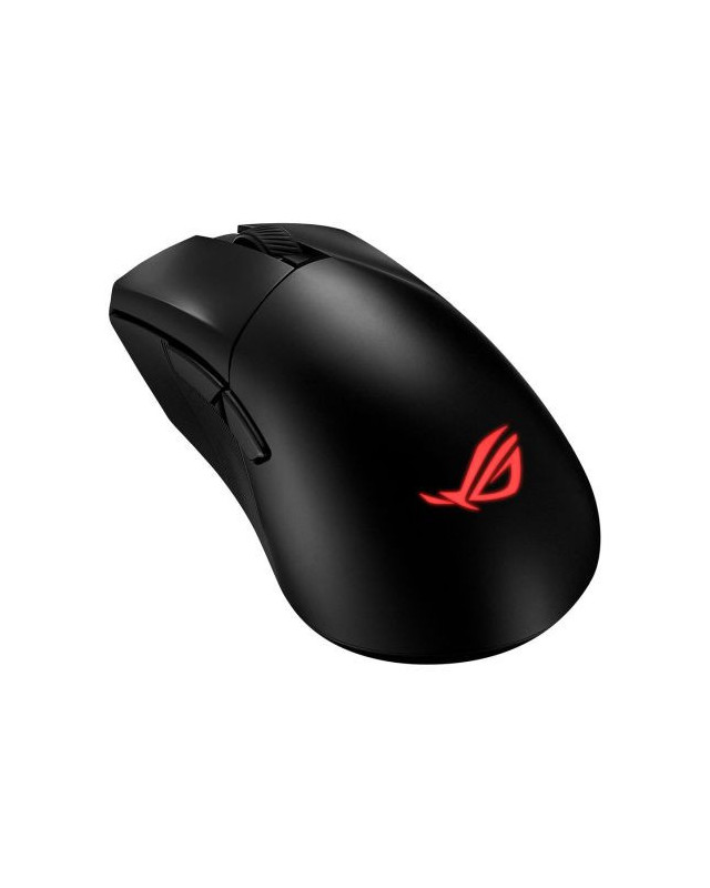 Asus ROG Gladius III Wireless/Bluetooth/USB Aimpoint Gaming Mouse, 36000 DPI, Swappable Switches, 0 Click Latency, RGB, Mouse Grip Tape