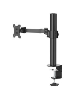 Hama Full-Motion Single Monitor Arm, 13-35" Monitors, Height-Adjustable, Swivel/Tilt, Pull-Out, Clamp