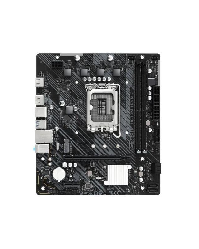 Asrock H610M-H2/M.2, Intel H610, 1700, Micro ATX, 2 DDR4, 2 HDMI, GB LAN, PCIe4, 1x M.2