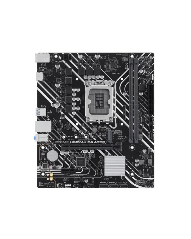 Asus PRIME H610M-K D4 ARGB, Intel H610, 1700, Micro ATX, 2 DDR4, HDMI, PCIe4, 1x M.2