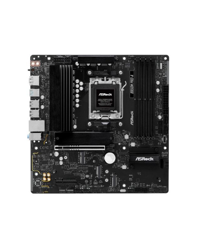 Asrock B850M PRO-A, AMD B850, AM5, Micro ATX, 4 DDR5, HDMI, DP, 2.5G LAN, 3x M.2