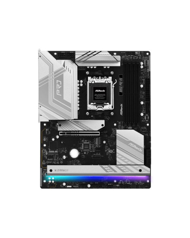 Asrock B850 PRO RS, AMD B850, AM5,  ATX, 4 DDR5, HDMI, USB-C (DP-alt), 2.5G LAN, RGB, 4x M.2