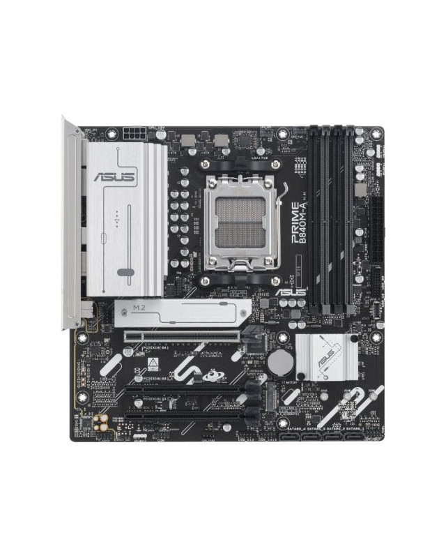 Asus PRIME B840M-A-CSM - Corporate Stable Model, AMD B840, AM5, Micro ATX, 4 DDR5, HDMI, 2 DP, 2.5G LAN, 3x M.2
