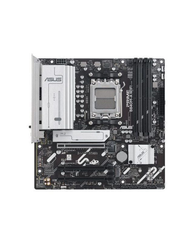Asus PRIME B840M-A WIFI, AMD B840, AM5, Micro ATX, 4 DDR5, HDMI, 2 DP, Wi-Fi 6E, 2.5G LAN, 3x M.2