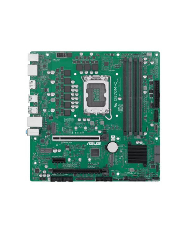 Asus PRO Q870M-C-CSM - Corporate Stable Model, Intel Q870, 1851, Micro ATX, 4 DDR5, HDMI, 2 DP, GB LAN, 2x M.2