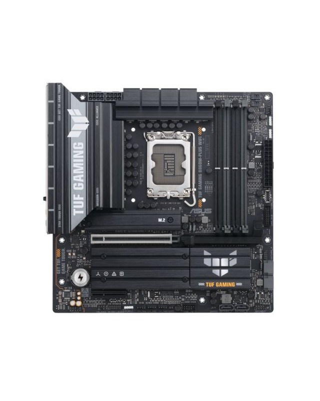 Asus TUF GAMING B860M-PLUS WIFI, Intel B860, 1851, Micro ATX, 4 DDR5, HDMI, DP, USB 20Gbps, Wi-Fi 7, 2.5G LAN, 3x M.2
