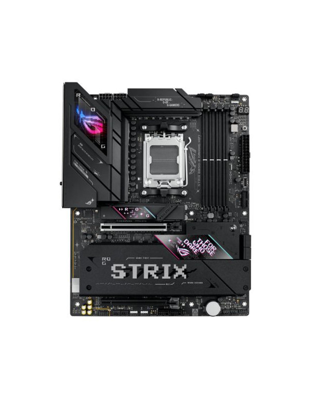 Asus ROG STRIX B850-E GAMING WIFI, AMD B850, AM5, ATX, 4 DDR5, HDMI, DP, USB4, Wi-Fi 7, 5G LAN, PD 30W, RGB, 5x M.2