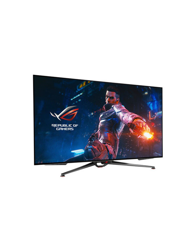Asus 47.5" ROG Swift 4K HDR OLED Gaming Monitor (PG48UQ), 3840 x 2160, 0.1ms, 4 HDMI, DP, USB, 138Hz, Heatsink, G-Sync, Remote Control, VESA