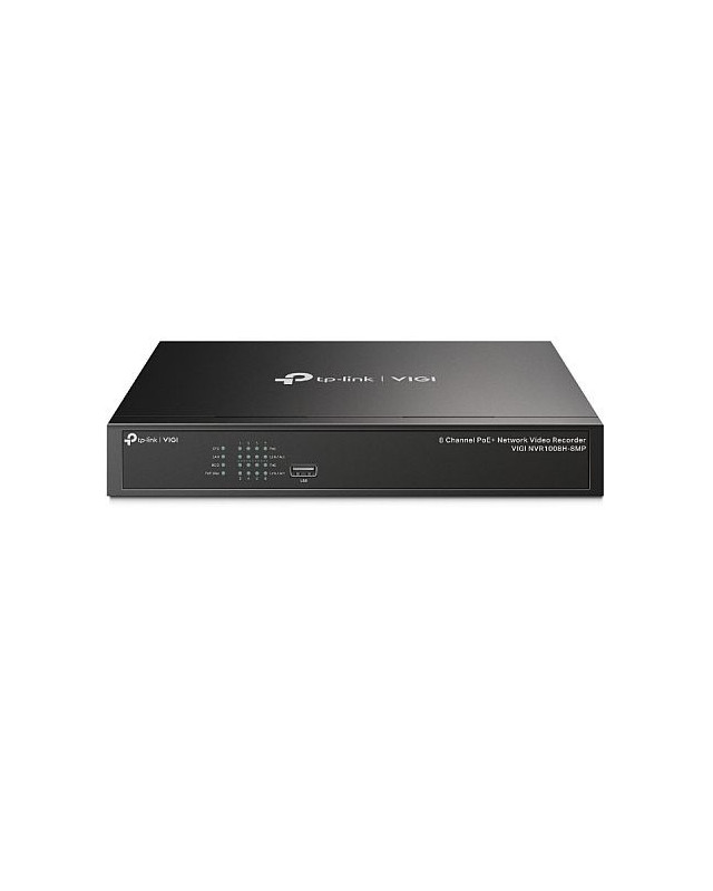 TP-LINK (VIGI NVR1008H-8MP) 8 Channel PoE+ Network Video Recorder, 4K HDMI Output, 16MP Decoding Capacity, H.265+, ONVIF, Two-Way Audio