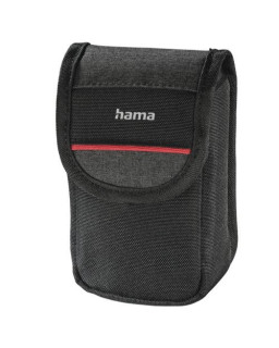 Hama Valletta 60L Compact Camera Case, Belt Loop, Black, 6 x 4 x 11 cm Compartment