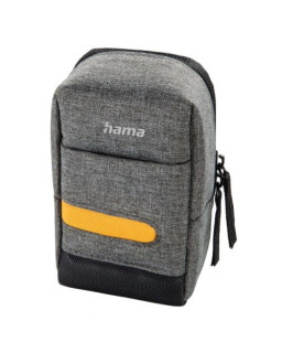 Hama Terra 90M Compact Camera Case, Belt Loop, Neck Strap, Grey, 7.5 x 4.5 x 13 cm Compartment