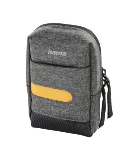 Hama Terra 60H Compact Camera Case, Belt Loop, Neck Strap, Grey, 6.5 x 3 x 11 cm Compartment