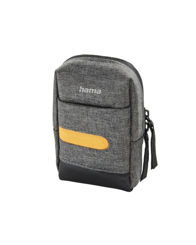 Hama Terra 60H Compact Camera Case, Belt Loop, Neck Strap, Grey, 6.5 x 3 x 11 cm Compartment