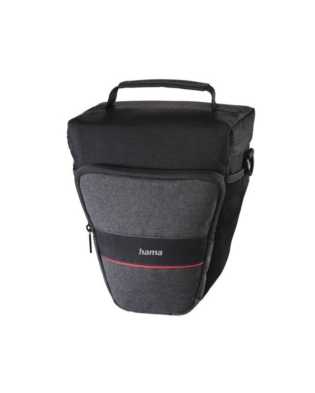 Hama Valletta 130 Colt Camera Case, Belt Loop, Shoulder Strap, Black, 16 x 10 x 21 cm Compartment