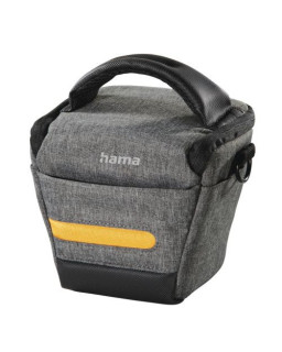 Hama Terra 100 Colt Camera Case, Belt Loop, Shoulder Strap, Grey, 13.5 x 9.5 x 12 cm Compartment
