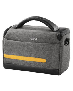 Hama Terra 135 Camera Bag, Shoulder Strap, Trolley Strap, Removable Divider, Grey, 23 x 9.5 x 14 cm Compartment