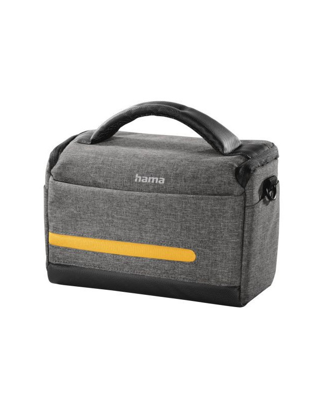 Hama Terra 135 Camera Bag, Shoulder Strap, Trolley Strap, Removable Divider, Grey, 23 x 9.5 x 14 cm Compartment