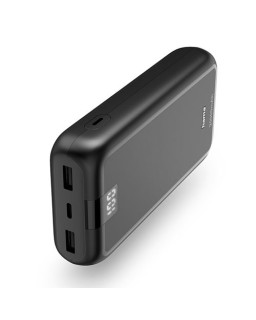 Hama Performance 20 20000mAh Fast Charge Powerbank, 2x USB-A, USB-C, LED Capacity Indicator, Grey