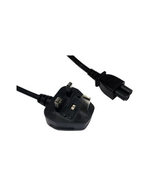 Spire UK Power Lead, Cloverleaf, Moulded Plug, 1.8 Metres