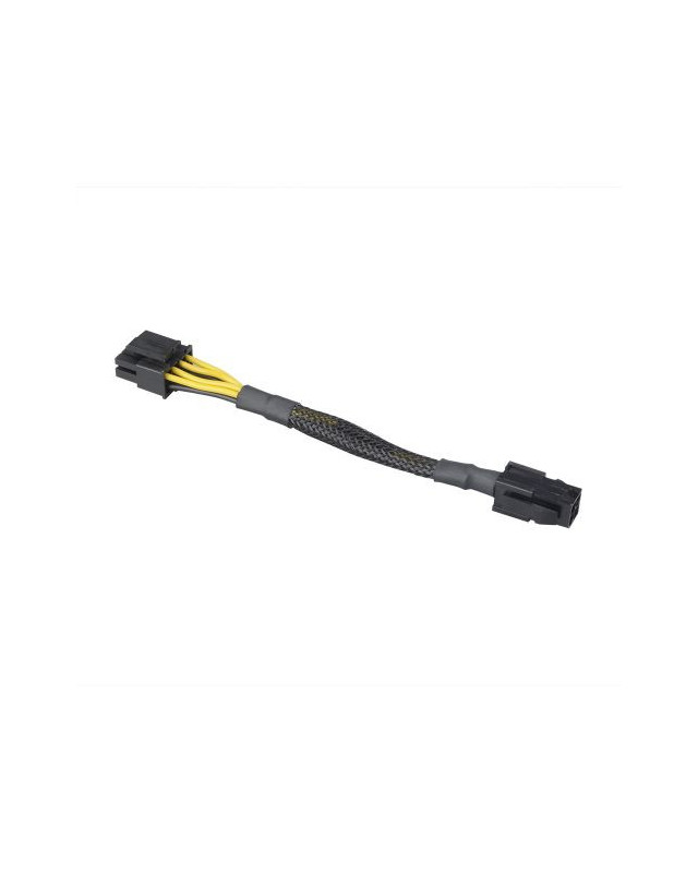 Akasa 4-pin to 8-pin ATX PSU Adapter Cable, Black Mesh Sleeve