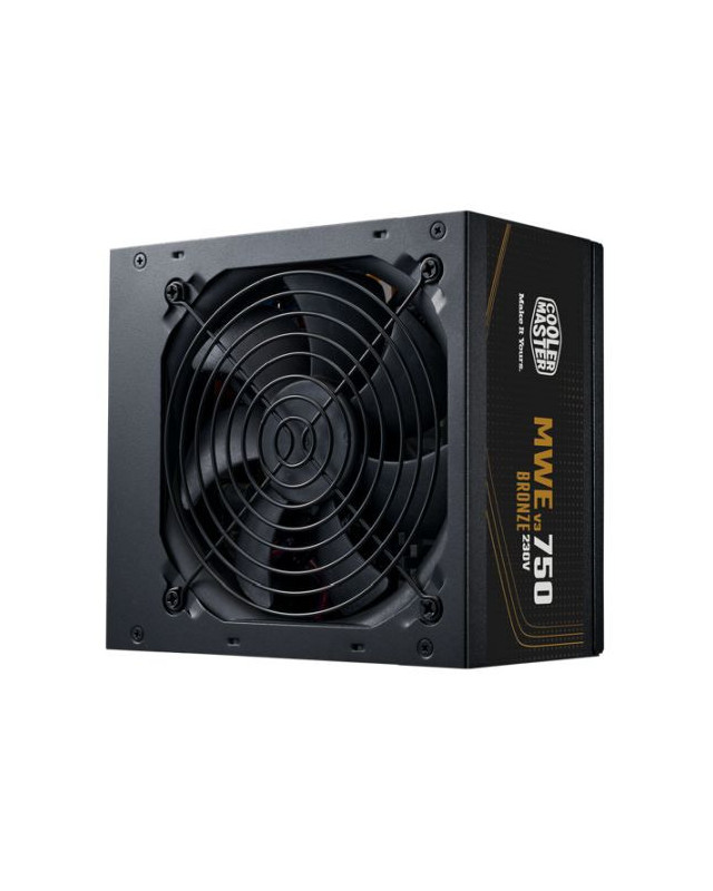Cooler Master 750W MWE Bronze V3 230V ATX 3.1 PSU, Fully Wired, HDB Bearing Fan, 80+ Bronze