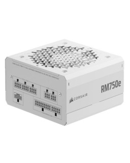 Corsair 750W RMe Series RM750e PSU, Fully Modular, Low-Noise, Cybenetics Gold, Zero RPM Mode, ATX 3.1, PCIe 5.1, White
