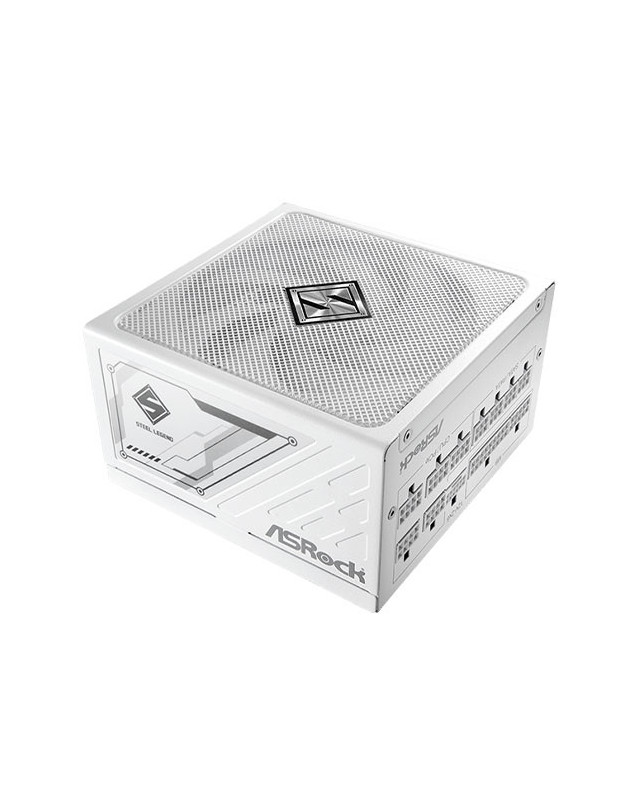 Asrock 1000W Steel Legend SL-1000GW PSU, Fully Modular, 80+ Gold, Cybenetics Platinum & Lambda A, ATX 3.1, PCIe 5.1, White