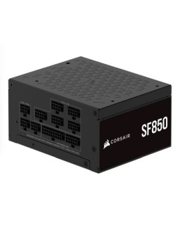 Corsair 850W SF Series SF850 SFX PSU, Fully Modular, 80+ Platinum, Fluid Dynamic Fan, ATX 3.1, PCIe 5.1, SFX-to-ATX Bracket