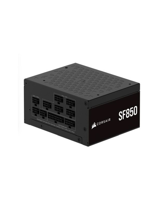 Corsair 850W SF Series SF850 SFX PSU, Fully Modular, 80+ Platinum, Fluid Dynamic Fan, ATX 3.1, PCIe 5.1, SFX-to-ATX Bracket