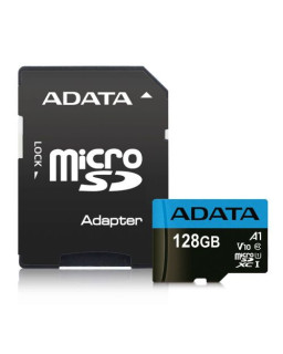 ADATA 128GB Premier Micro SDXC Card with SD Adapter, UHS-I Class 10, A1 App Performance, 85MB/s