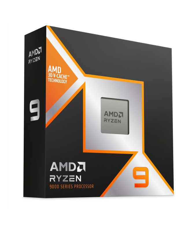 AMD Ryzen 9 9900X3D CPU, AM5, 4.4GHz (5.5 Turbo), 12-Core, 120W, 140MB Cache, 4nm, 9th Gen, Radeon Graphics, NO HEATSINK/FAN