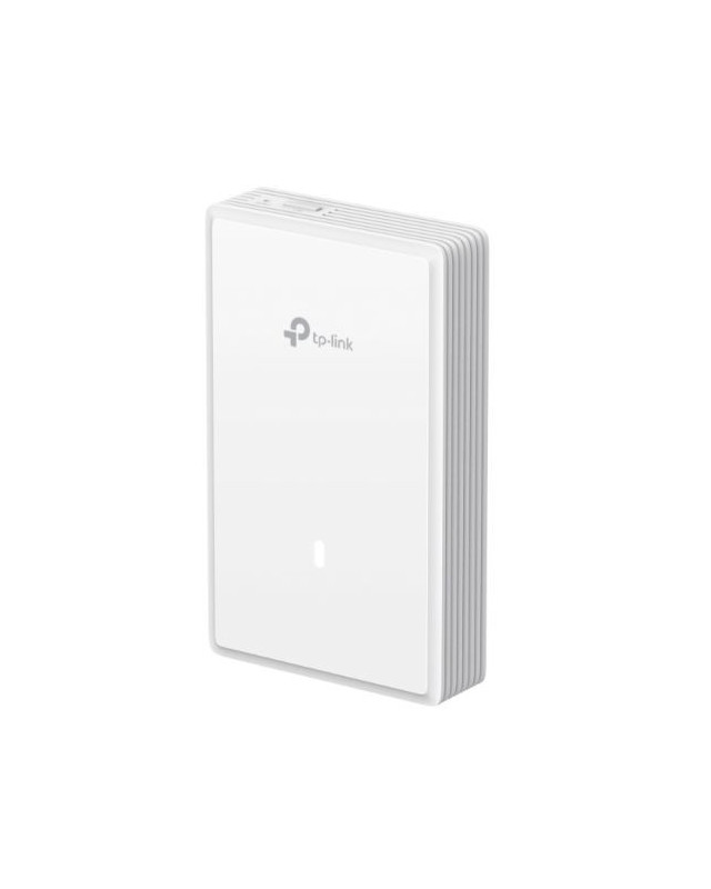 TP-LINK (EAP725-WALL) BE3600 Dual Band Wall Plate Wi-Fi 7 Access Point, PoE, 2.5GB Ports, 160MHz Bandwidth, Omada Mesh, Multi-RUs